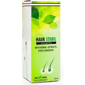 () Nova Pharm Hair Stabil Shampoo - Šampūns pret matu izkrišanu, 125ml