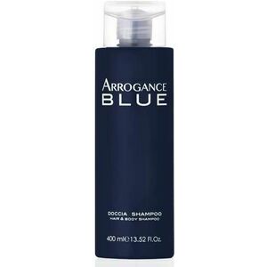 Arrogance Blue Hair&Body shampoo - dušas želeja un šampūns vīriešiem, 400 ml