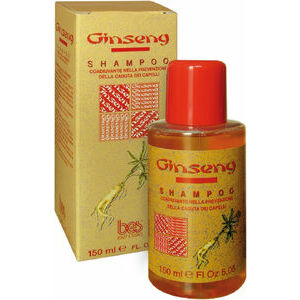 BES GINSENG SHAMPOO - Šampūns ar ārstniecisku žeņšeņa saknes seruma iedarbību,150 ml
