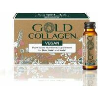 Vegan Gold Collagen - Veicina veselīgu ādu un stiprus matus un nagus, vegāniskais uztura bagātinātājs, 10 dienu kurss