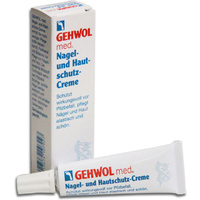GEHWOL med Nagel und Hautschutz Creme - защитный, восстанавливающий, анти-грибковый крем для испорченных ногтей, 15 ml