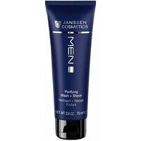 Janssen Cosmetics Purifying Wash + Shave - Крем нежный для умывания и бритья, 75ml