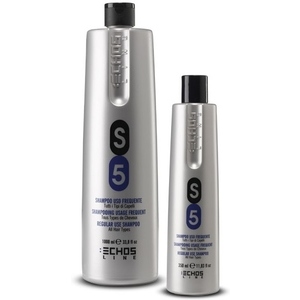 Echosline S5 - Šampūns biežai lietošanai, 350 ml / 1000 ml